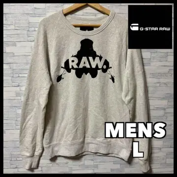 G-STAR RAW 그레이 맨투맨 L
