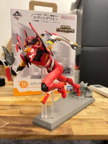 1번 복권 에반게리온 피규어 2호기 ~전력질주!~ B상 박스 있음