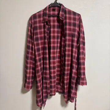 가젯 글로우 긴팔 체크