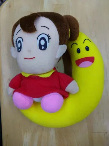 봉제 인형 빨간색 의류 월형 쿠션