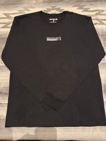 Hurley 롱 슬리브 T셔츠 블랙