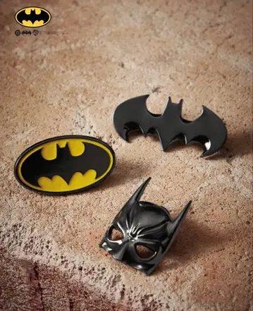 배트맨 핀 배지 브로치 3개 세트