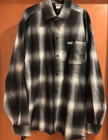 CALTOP 칼탑 체크 셔츠 BLACK IVORY #2000