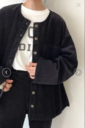 캐널진 RED CHOP WORKS 노카라 코듀로이 자켓