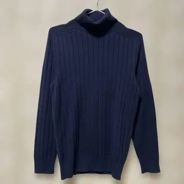 EPOCA UOMO 네이비 리브 스웨터 ITL