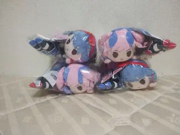 오메가 스타즈 누워있는 봉제 인형 2종 x 4개 세트 새상품