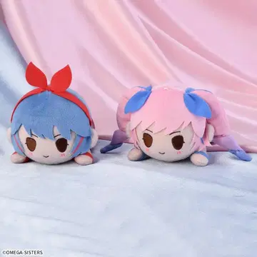 오메가 스타즈 누워있는 봉제 인형 2종 x 4개 세트 새상품