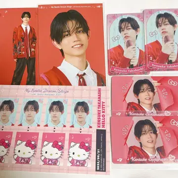 마이베스 산리오 타카하시 켄스케 브로마이드 카드 스티커 키티