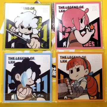 라스트 라소흑전기 아크릴 코스터 전 4종 세트