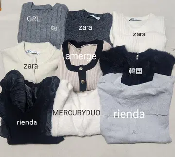 상의 9점 묶음 판매 니트