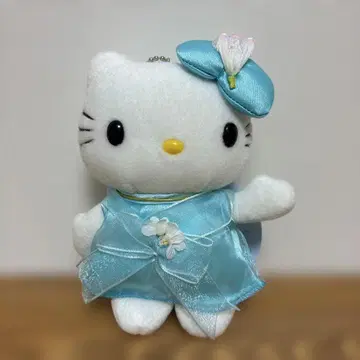 새상품급 헬로키티 봉제 인형 키링 꽃점술