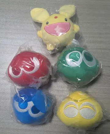 뿌요뿌요 말랑말랑 봉제 인형 5세트