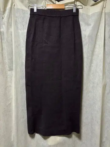 니트 롱 스커트