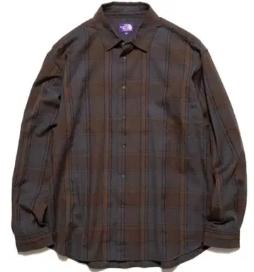 THE NORTH FACE PURPLE LABEL 체크 무늬 셔츠 WM