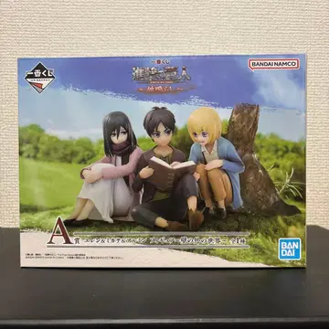 제일복권 진격의 거인 ~땅울림~ A상 엘렌 & 미카사 & 알민 피규어