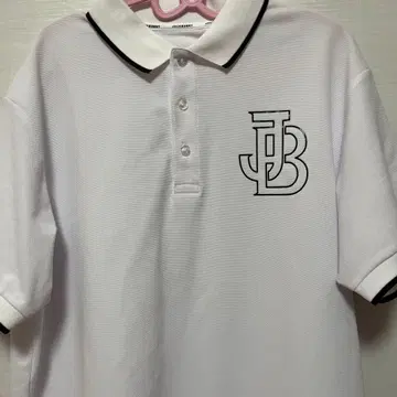 Jack Bunny!! 화이트 카라 부착 피케 셔츠 사이즈 7