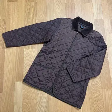 다크 브라운 퀼팅 자켓