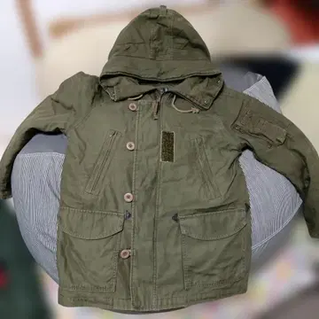 Audience USED 가공 밀리터리 자켓 LINING 탈부착