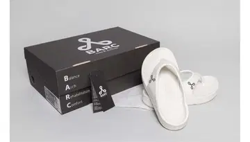 쾌적 쿠션 샌들 BARC F-1 플립 플롭 플로럴 화이트