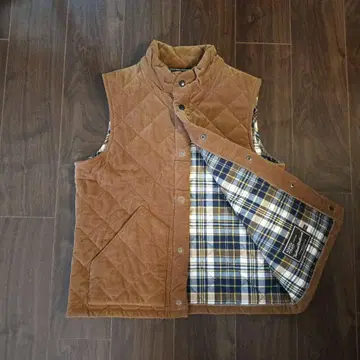 TRADITIONAL WEATHERWEAR 코듀로이 퀼팅 베스트