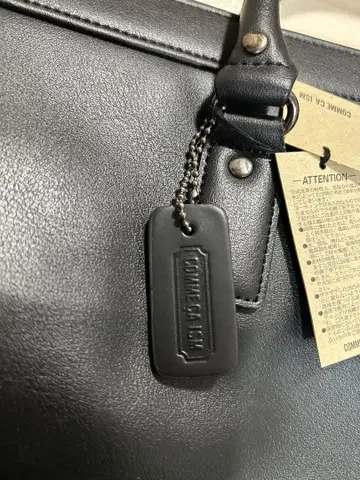 COMME CA ISM 블랙 비즈니스 백