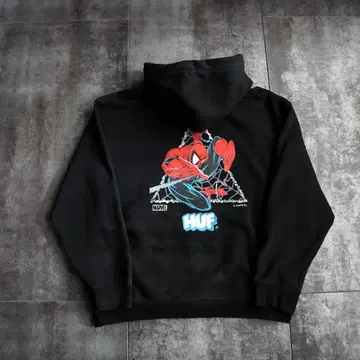 HUF 마블 스파이더맨 후드티 XL