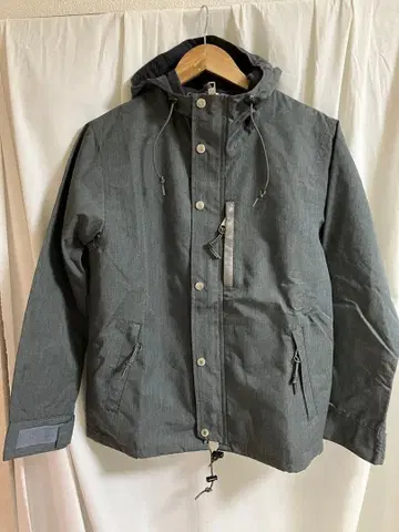 그레이 점퍼 블루종 탈부착 후드