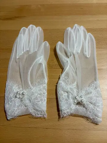 [브라이달리움 뮤] 웨딩 그로브 화이트 레이스 S 사이즈
