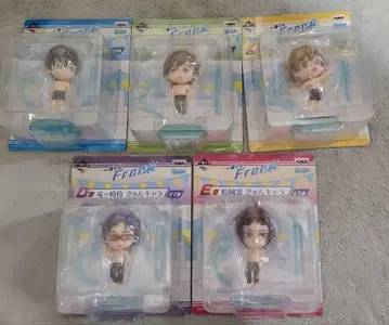 제일복권 Free! 큥캐릭터 피규어 5개 세트 애니메이션 프리