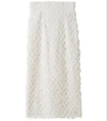 스나이델 페더 자카드 타이트 스커트 M