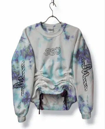 SSD rope design 타이 다이 염색 맨투맨/M