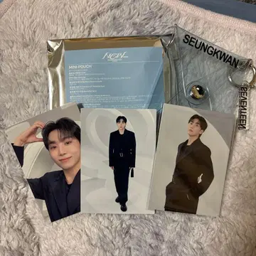 SEUNGKWAN 미니 파우치와 포토 카드 세트
