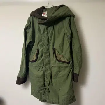 Nesgium 올리브 그린 모즈 코트