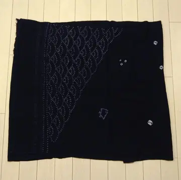 대형 스톨 크레이프 원단 일본제 네이비 컬러