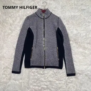 TOMMY HILFIGER 풀 집업 니트 자켓 S