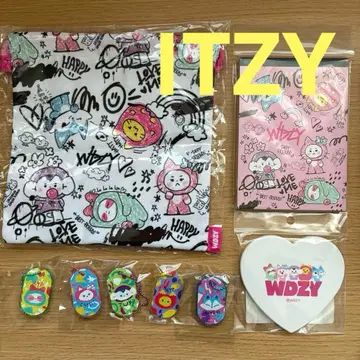 WDZY 위지 복조리 파우치 거울 메모장 아크릴 키링 4종 세트