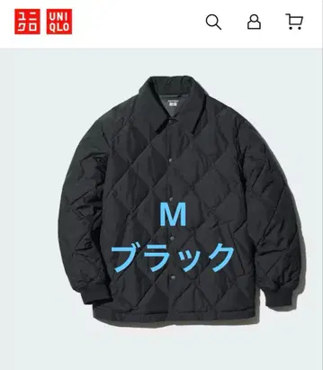 유니클로 퍼프테크 퀼팅 자켓 블랙