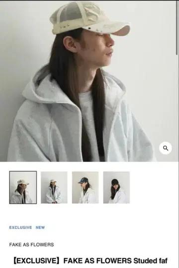 FAKE AS FLOWERS Studed FAF Mesh Cap