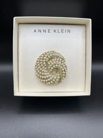 새상품 Ann Klein [언클라인] 펄 브로치