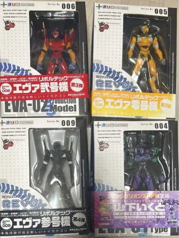 리볼텍 미니어처 에반게리온 초호기 영호기 이호기 삼호기 세트