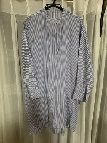 C'EST MOIJEU 스트라이프 긴팔 셔츠