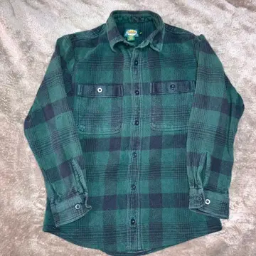 90s Cabela's 체크 헤비 플란넬 셔츠 L