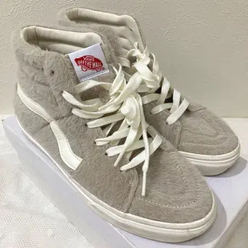 새상품급 Vans Sk8-Hi 퍼 그레이지 하이컷