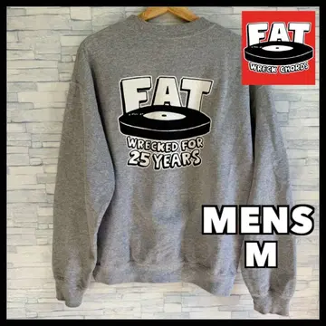 FAT Wreck Chords 그레이 맨투맨 M 25주년 모델