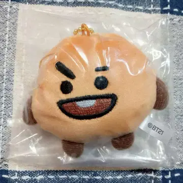 [ SHOOKY ] BT21 복슬복슬 마스코트 슈가 키링