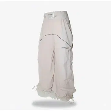 S nylon jersey pants lace theredthread