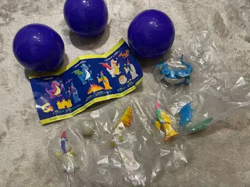 THE DRAGON WIZARD 캡슐 토이 세트 3개입 보라색