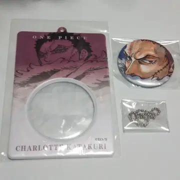 미사용 카타쿠리 캔뱃지&특제 홀더 컬렉션 원피스