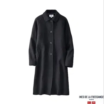 INES DE LA FRESSANGE 다크 그레이 코트