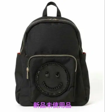 Ray BEAMS ECODECO 에코데코 스마일 백팩 블랙